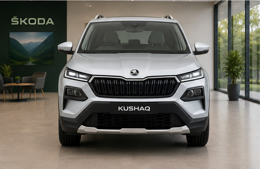 Kushaq Prestige 1.0 AT | Brilliant Silver | 2023 | Kms : 25464