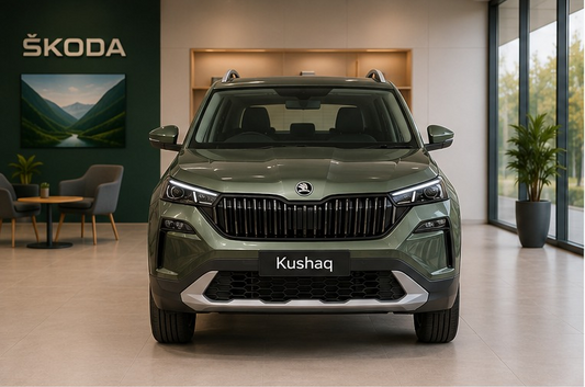 New Kushaq Prestige 1.0 AT | Shimla Green | 2026 | Kms : 5206