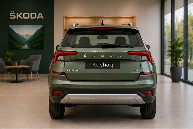New Kushaq Prestige 1.0 AT | Shimla Green | 2026 | Kms : 5206