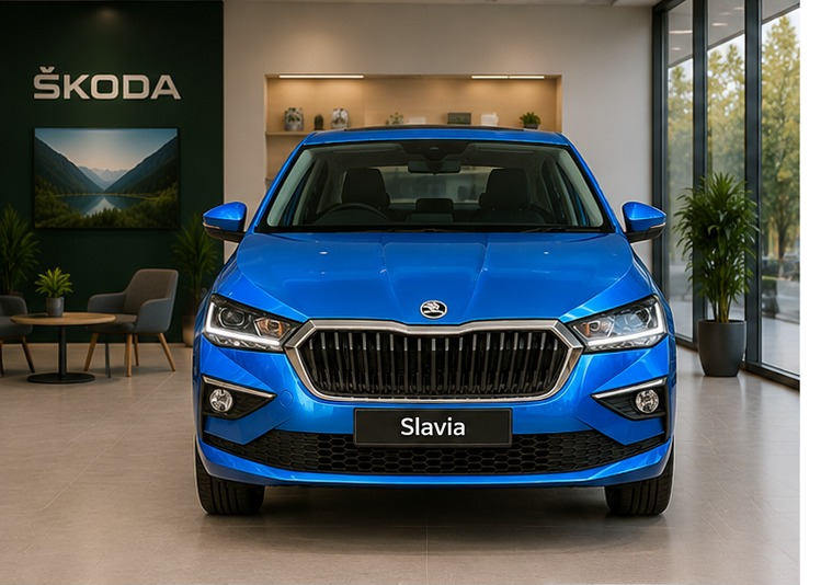 Slavia Prestige 1.0 AT | Crystal blue | 2024 | Kms : 42122
