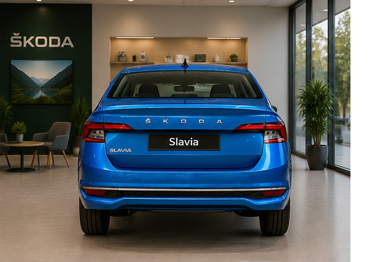 Slavia Prestige 1.5 AT | Crystal Blue | 2022 | Kms : 24459