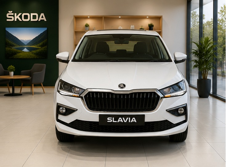 Slavia Prestige 1.0 MT | Candy White | 2025 | Kms : 25023